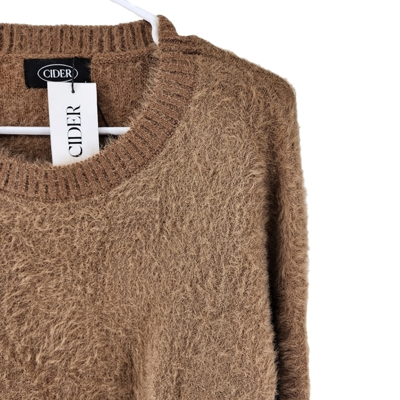 Cider Women's Brown Crewneck Sweater - L - Picture 2 of 6
